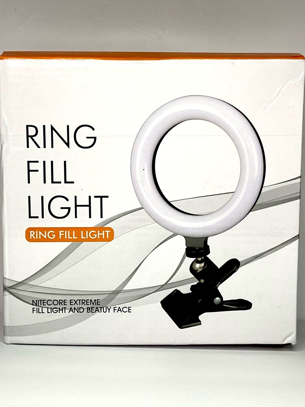 Ring Fill Light Clip-On LED Ring Light - White